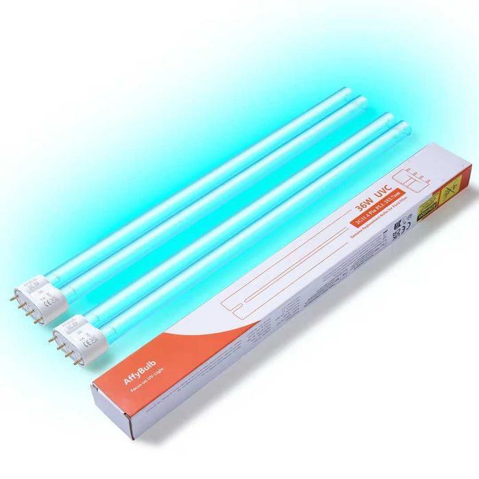 Becuri UV de înlocuire 2G11 PLL 36W pentru clarificatoare UVC iaz – 2 buc.