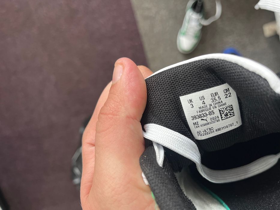 Puma Rebound V6 Low (verde/alb/negru mărime 35.5