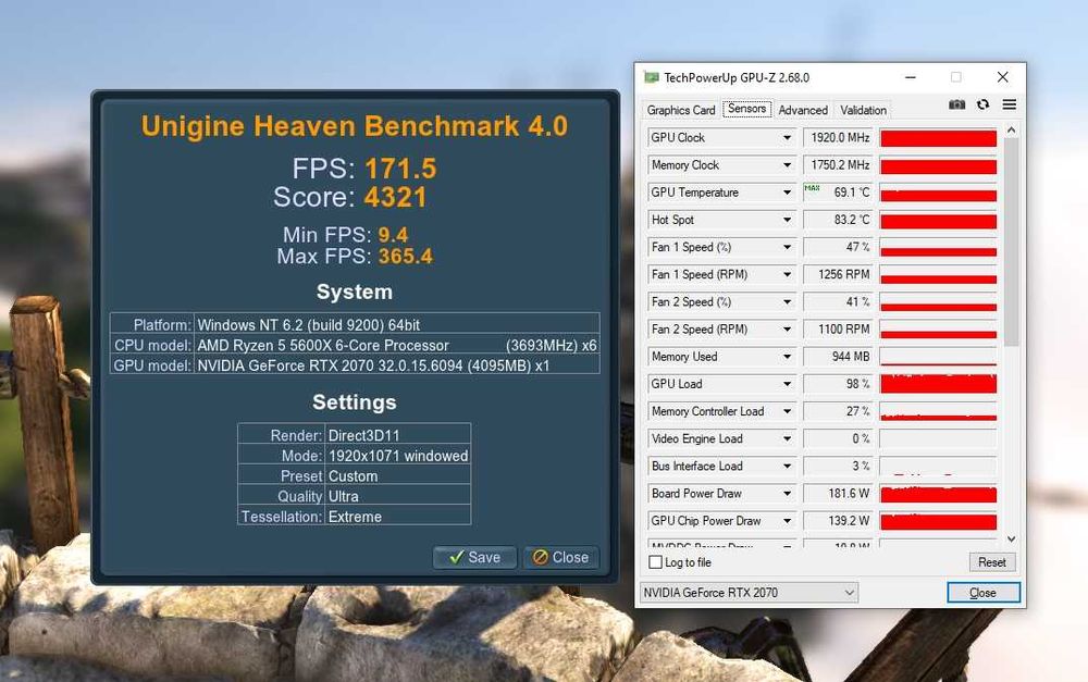 Видео Карта Nvidia GeForce RTX 2070 MSI 8G