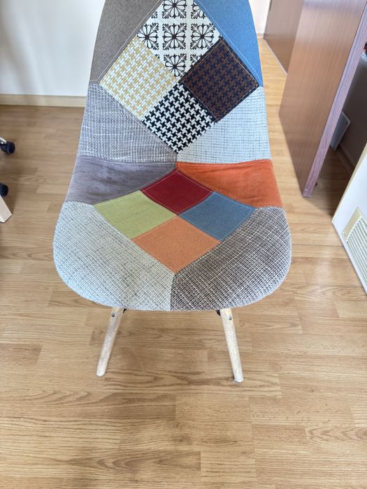 Трапезен patchwork стол / accent chair – артистичен модел