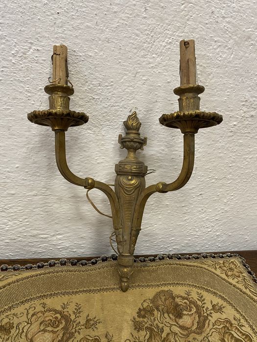 Френски аплик от масивен месинг