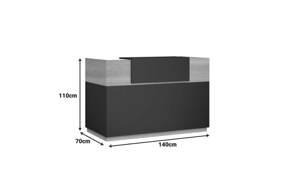 Рецепция Lotus, Два цвята, 140x70x110cm