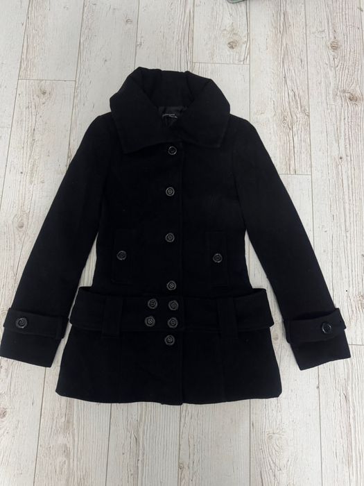 Черно дамско палто в отлично състояние