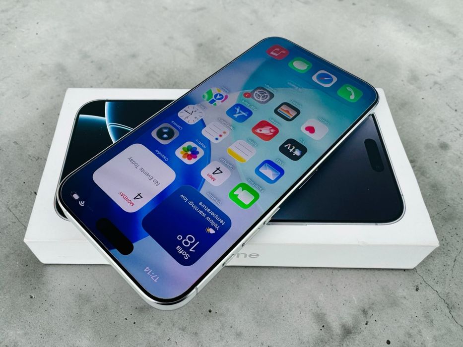Apple iPhone 16 Pro Max 512GB White Titanium 97% Батерия! Гаранция!