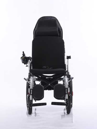 Электрическая с мотором Инвалидная кресло-коляска синего цвета