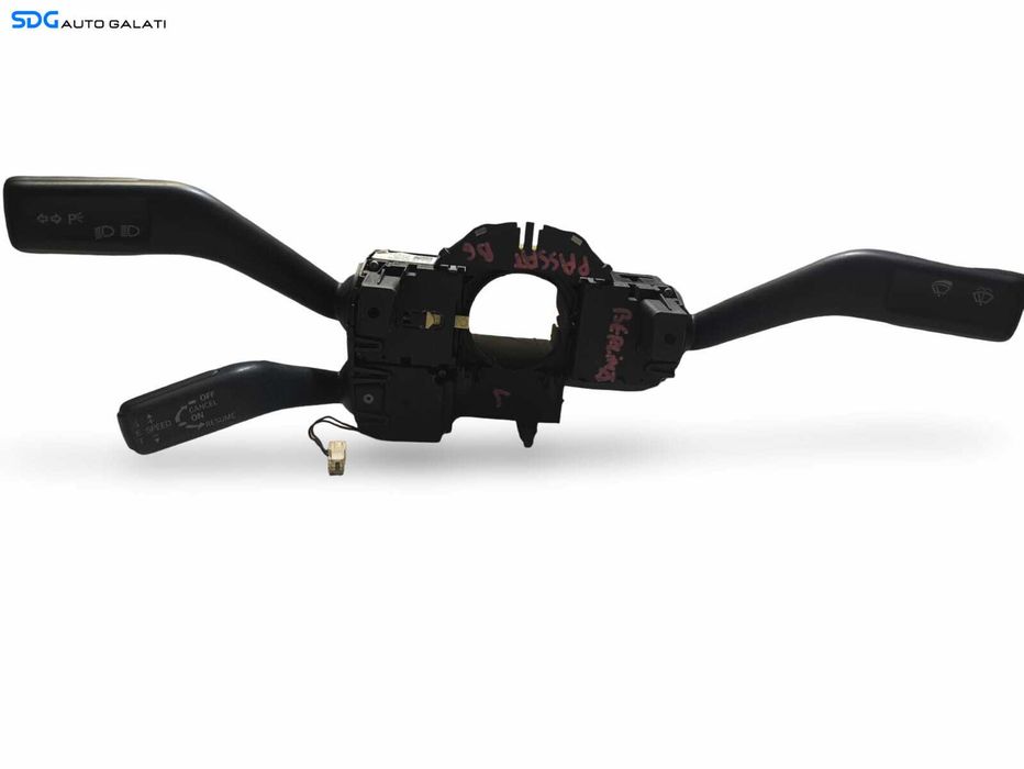 Ansamblu Maneta Manete Semnalizare Tempomat Pilot Automat Stergatoare Volkswagen Passat B7 Berlina Sedan 2010 - 2015 cod 3C5953513B 3C5953507P [L7209]