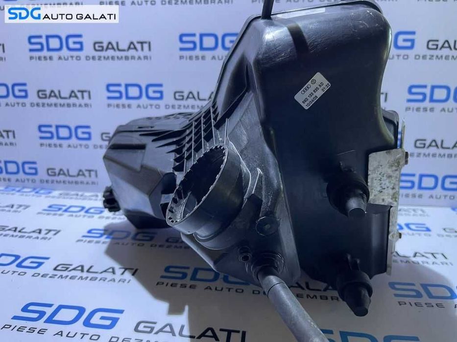 Carcasa Filtru Aer Audi A5 2.0 TDI CAGA CAGB CAHA CAHB CMEA CMFA CMFB CGLC CGLD CJCA CJCB CJCD 2008 - 2017 Cod 8K0133837T 8K0133843E 8K0133835AD