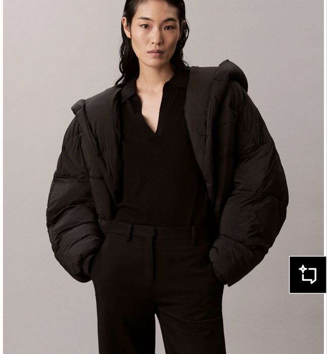 Зимно черно яке - Calvin Klein