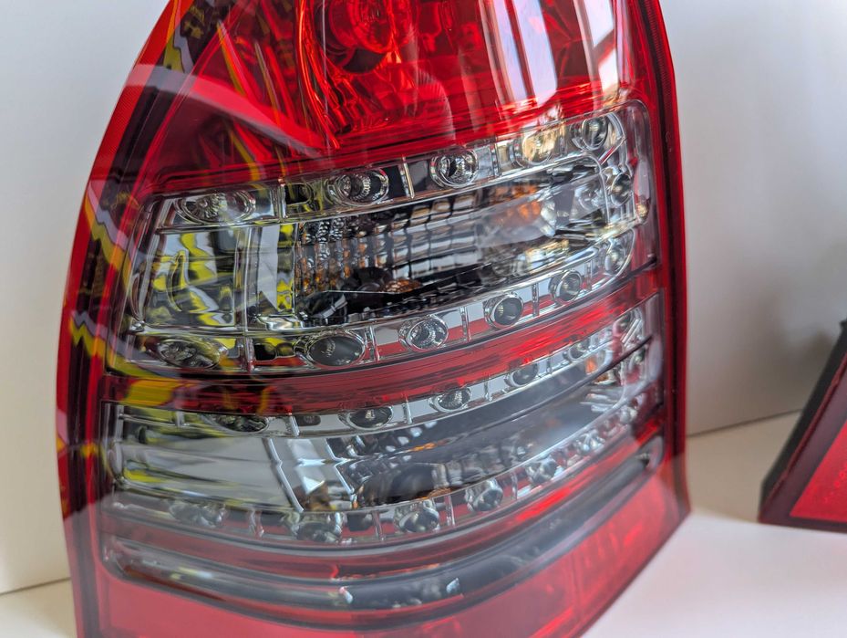 Стопове Мерцеде Ц класа ЛЕД Комби W203 Mercedes 203 Тъмни Опушени