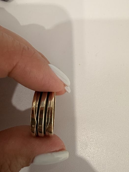 Кольцо золотое литое под Bulgari