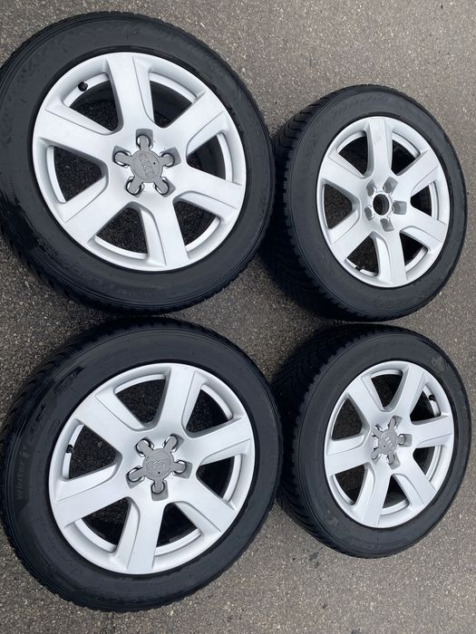 Зимни гуми с джанти за Audi A6/C7;5x112/225/55/17