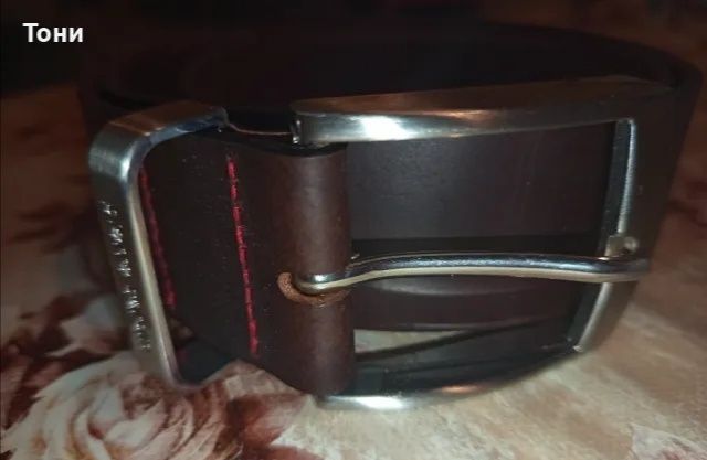 PIERRE CARDIN Оригинал Мъжки Колани Изцяло Естествена Кожа 105