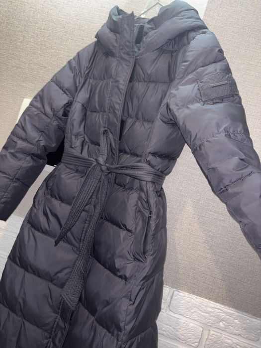Длинная теплая зимняя куртка