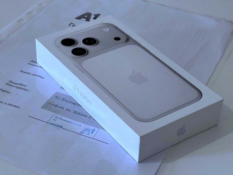 Бартер! Чисто НОВ! 24м.Гаранция. iPhone 17 Pro Silver (Бял)
