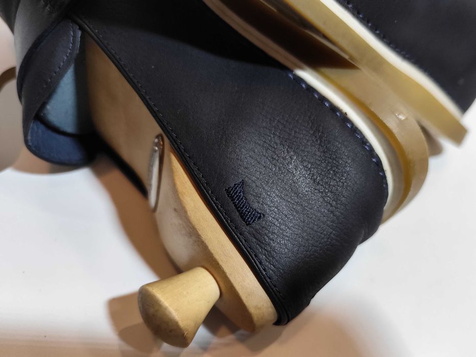 Pantofi loafer 38 38.5 slip on Camper Nixie piele naturala moale navy