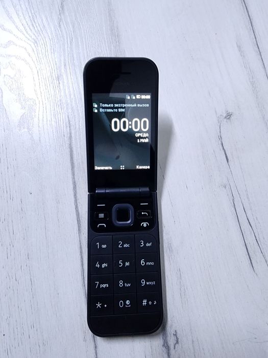 Knopkali telefon N2720 Flip, 2 sim kartali telefon knopka, legushka te