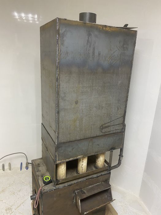 Печь для бани на газу и угля