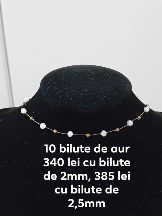 Colier reglabil pt gat cu aur 14k și cristale ! Preț afișat pe poze