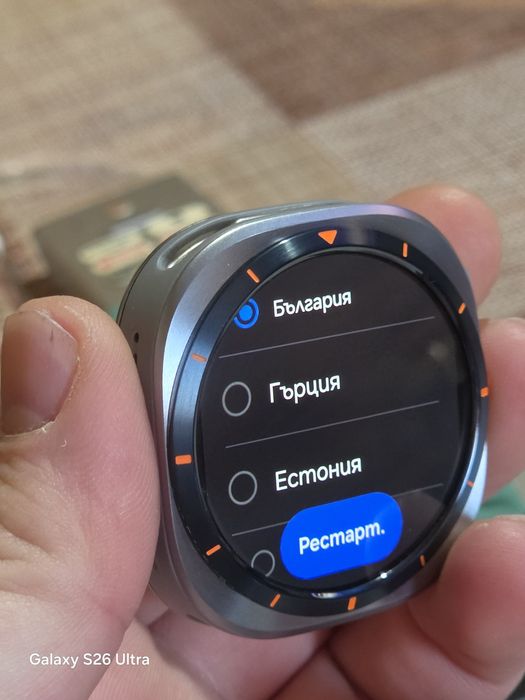 Samsung Watch Ultra Titanium Blue! Чисто Нов!