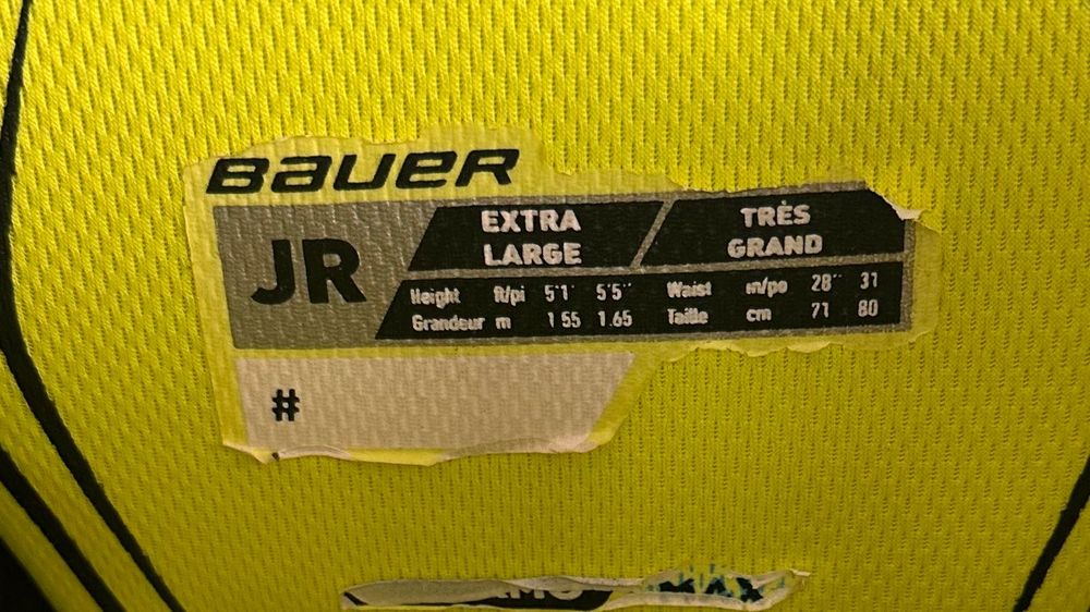 Pantaloni hochei Bauer Vapor 2X Junior – mărimea L