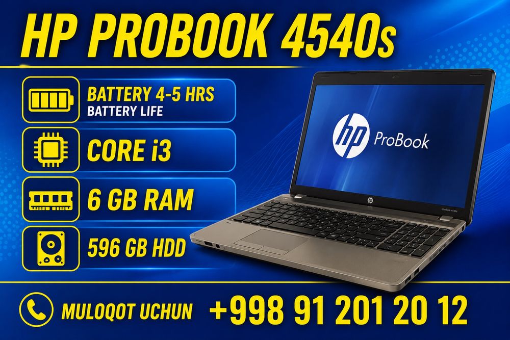 HP ProBook 4540s sotiladi