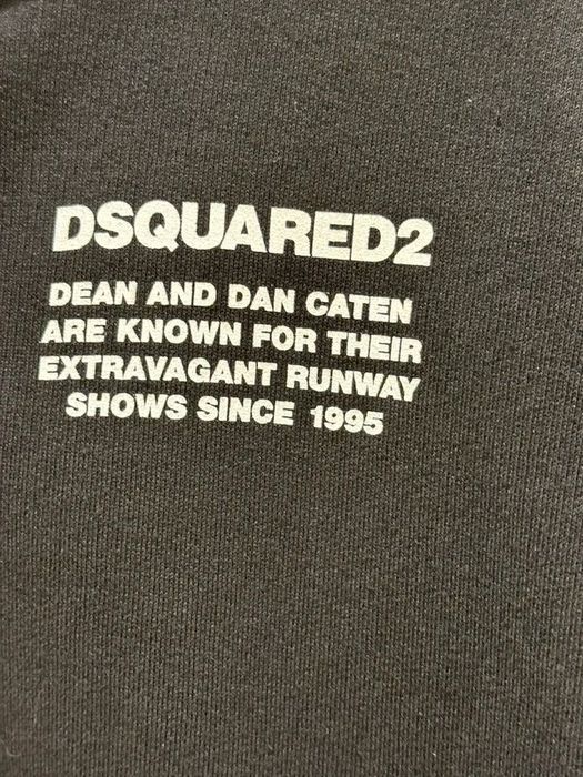 Hanorac Dsquared2, Slogan Zipped Sweatshirt