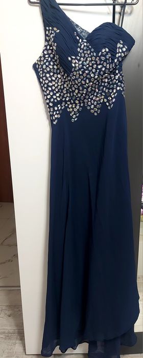 Официална рокля С/М с камъни