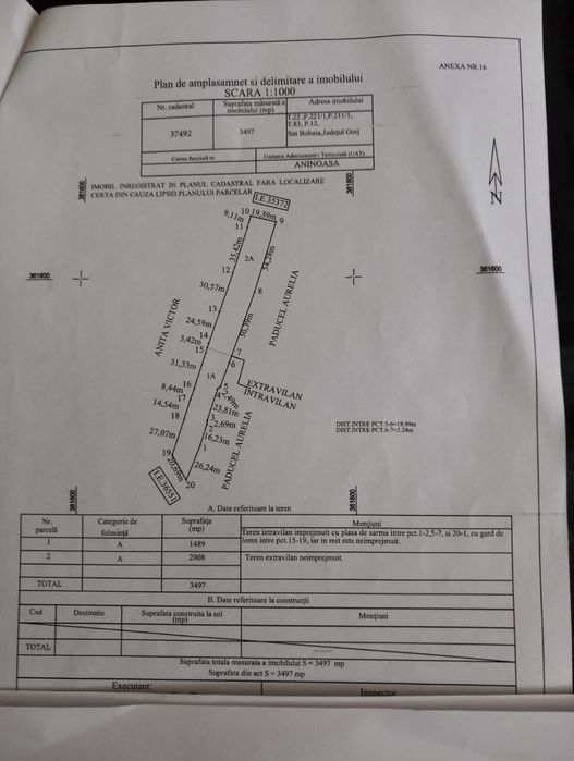 Terenuri Intravilan Extravilan Aninoasa Gorj Bobaia • OLX.ro