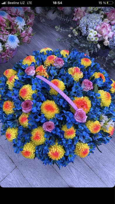 Букеты разные типы