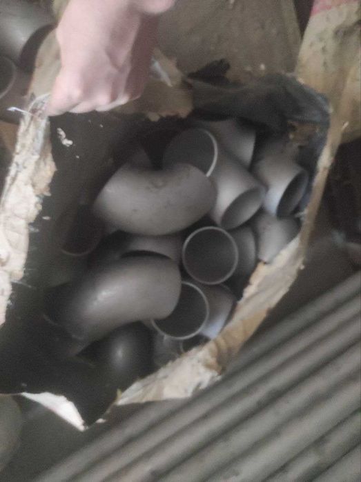 Отвод нержавейка (из нержавеющей стали) бесшовный матовый 25*2