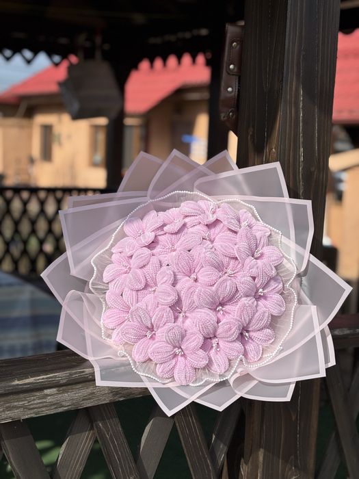 Buchet din sarma plusata handmade