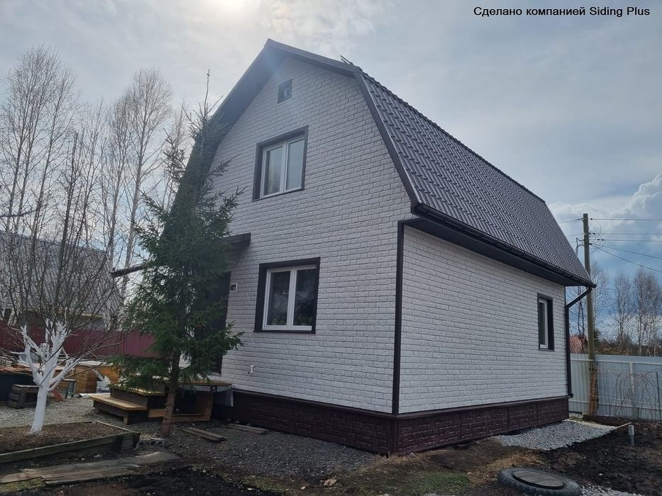 Сайдинг панел натукал тош эмитатсиясида. Базалт,  граним,  мрамор тош