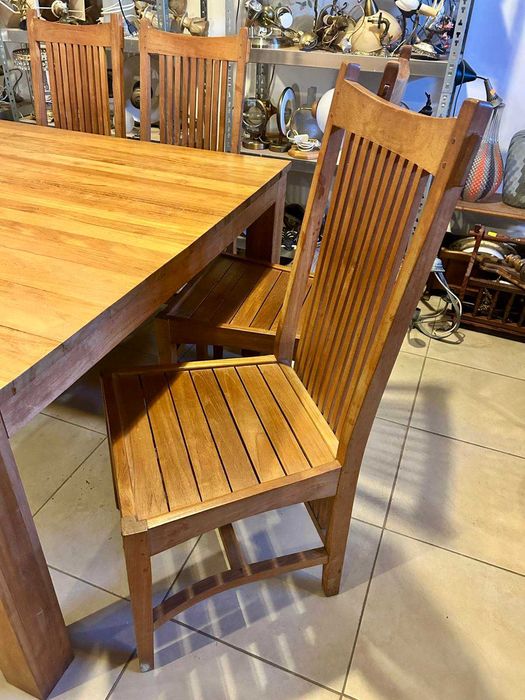 Маса + 6 стола Тик Холандия