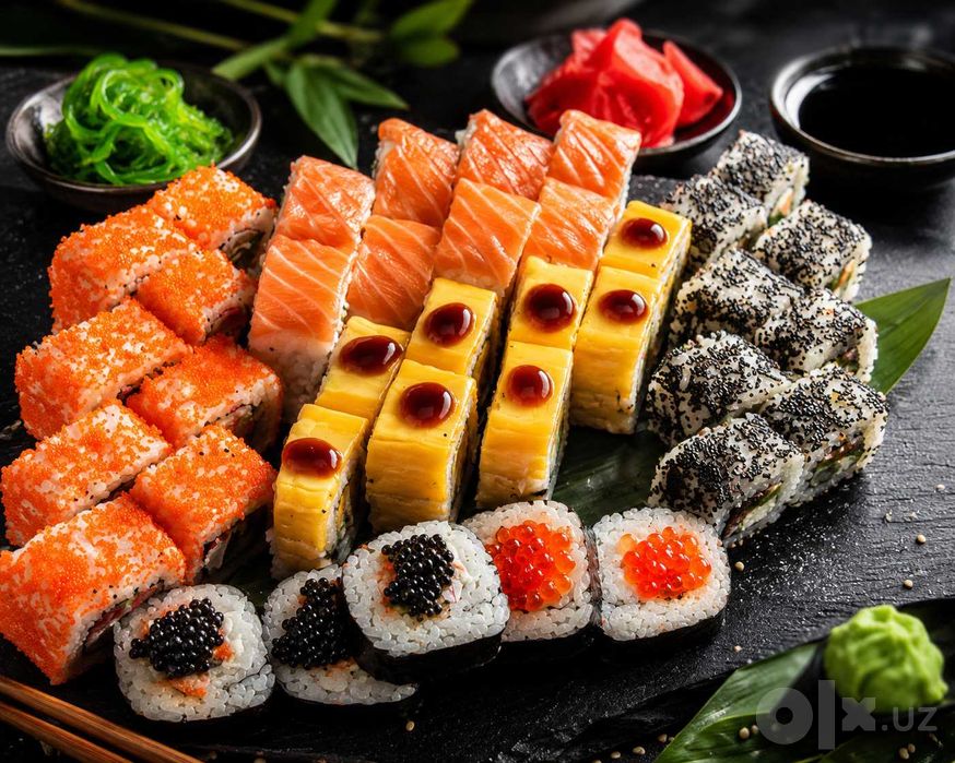 Вкусные суши по японски. Оригинальный вкус