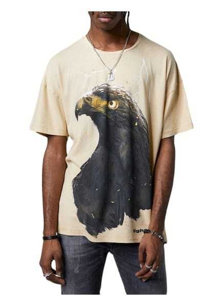 Oversize тениска с орел tigha S