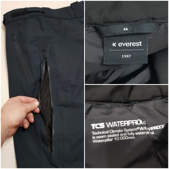 Pantaloni noi de ski snowboard EVEREST TCS Waterproof 10K, nr 46 un XL
