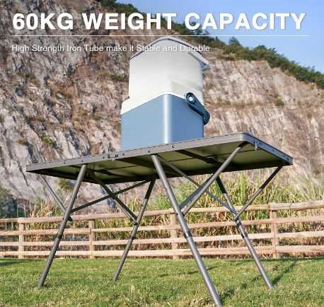 Сгъваема къмпинг маса EVER ADVANCED 120 x 60 см, за 4-6 души