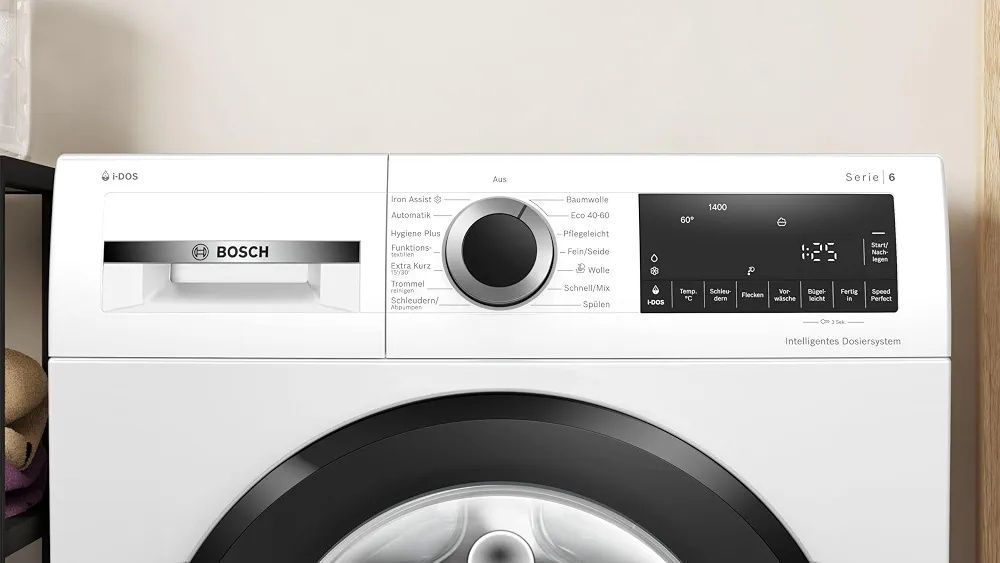 Нова инверторна смарт пералня Bosch Series 6 10 кг 1400 об/мин i-DOS WGG254F10