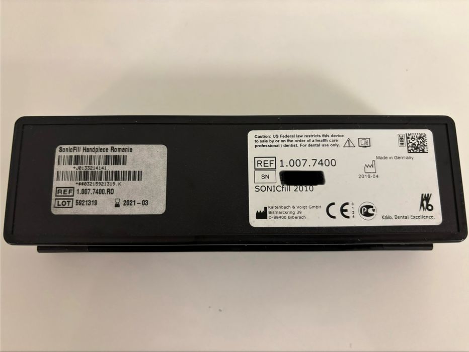 Piesa obturatii bulk KaVo Sonicfill + cupla KaVo Multiflex 457 ca noi