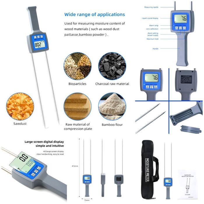 Don, Urug‘, Yemish va quruq materiallarda namlikni aniqlash qurilmalar