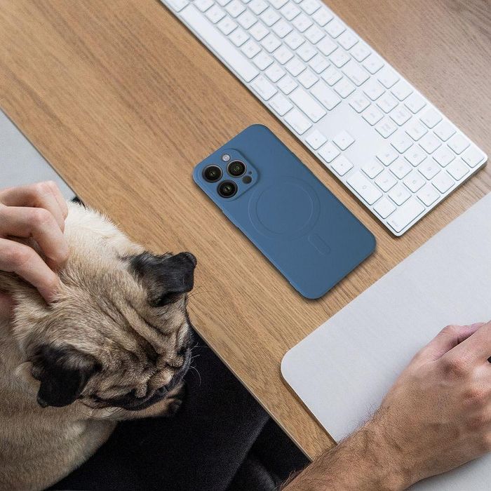 Silicone mag cover case compatible with magsafe for iphone 16 pro max