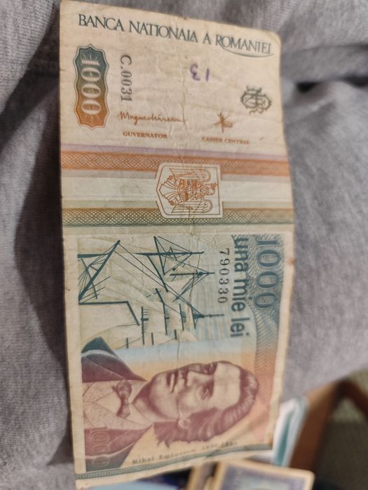 Bancnota 1000 lei anul 1993