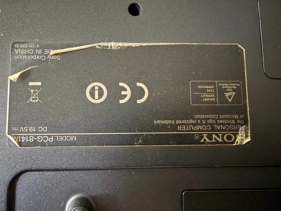 vand Laptop SONY VAYO