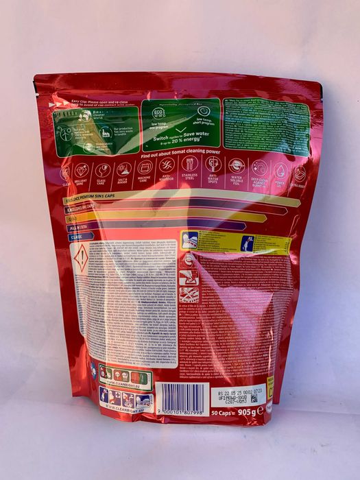 Препарат за съдомиялна Somat Excellence 4 в 1 - 50 измивания -2 пакета