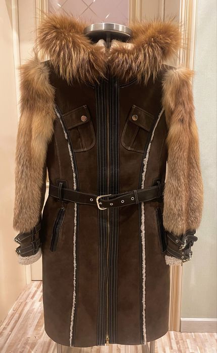 Дубленка с мехом лисы