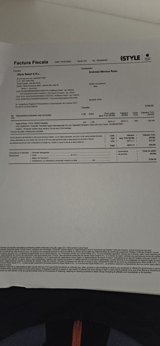 Iphone 13 graphite 128 g