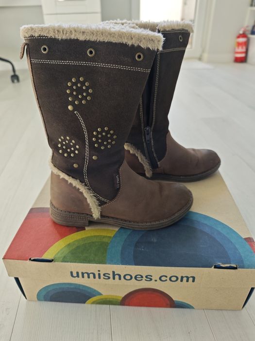 Детски ботуши естествена кожа