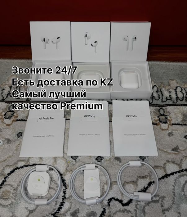 беспроводные наушники эйрподс про 1/2/3/3 pro аир подс аирподс