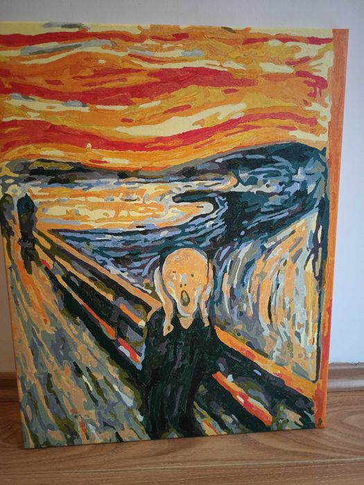 Tablou reproducere pictura celebră"Țipătul (The Scream)-Munch/Tipatul