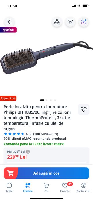 Perie indretare Philips